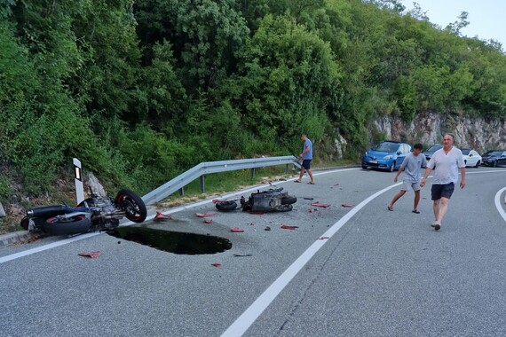 Javio se dobri biker koji je prvi pomogao teško ozlijeđenom kolegi u žestokom sudaru motora