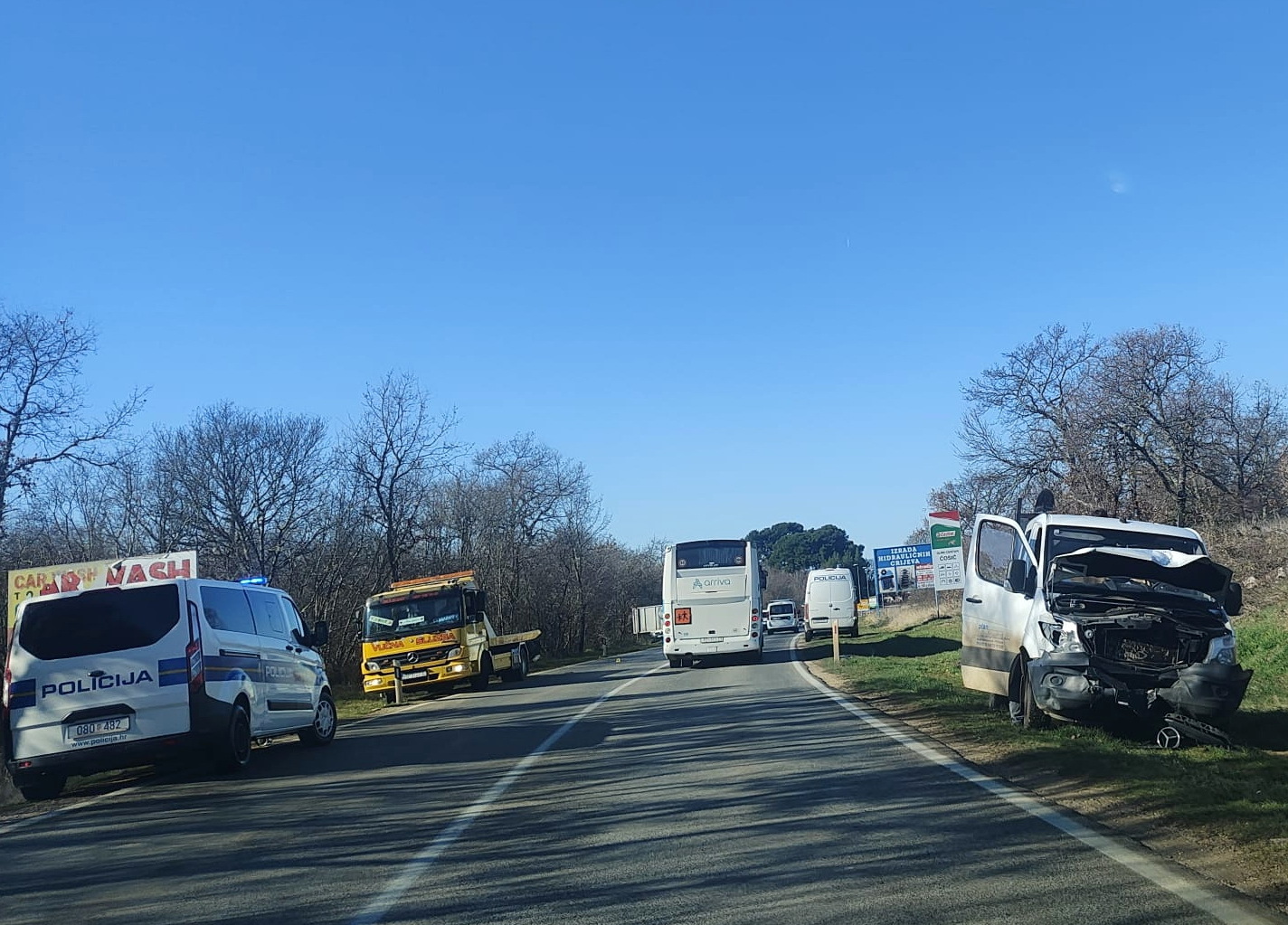 Sudar se dogodio nedaleko upravne zgrade Valamara (Foto: Ivor Balen)