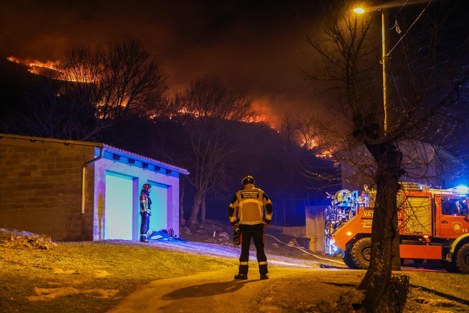 Veliki požar zahvatio je područje oko Kožljaka u općini Kršan