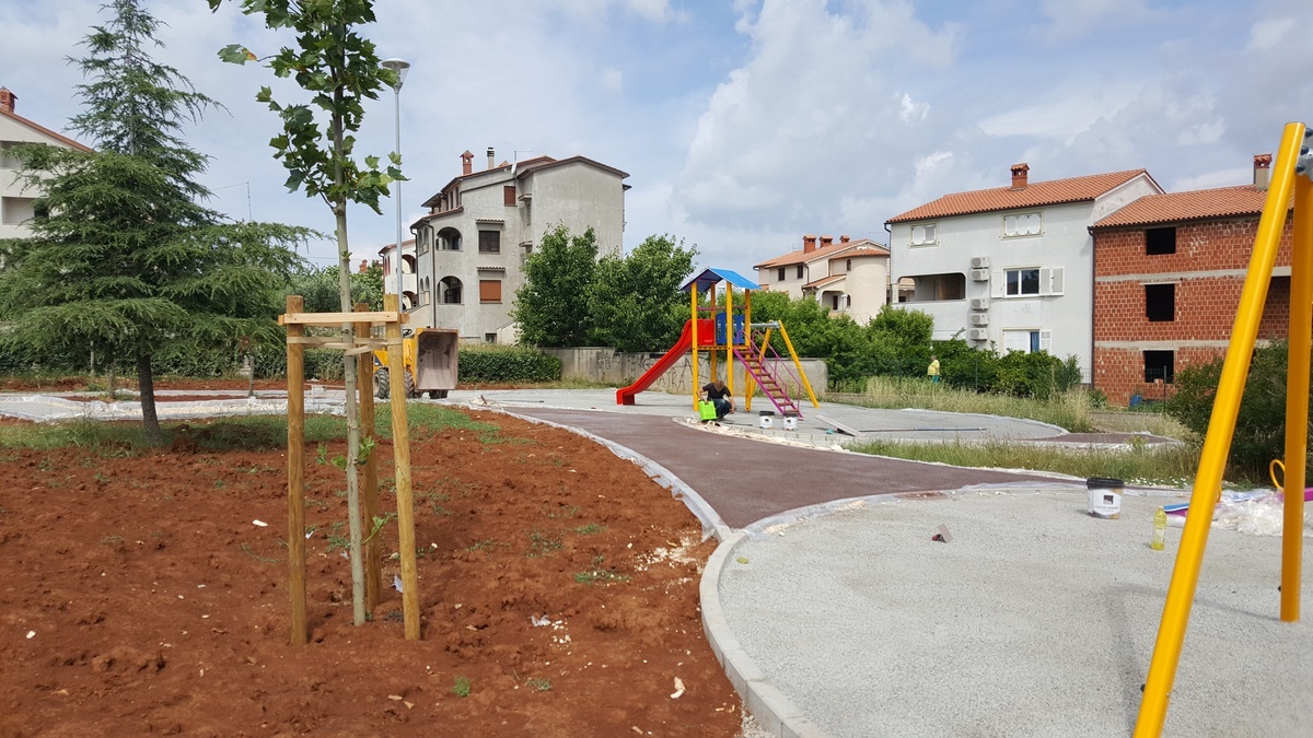 Dječje igralište na Gregovici postaje Park Eduarda Strenje (Foto: Grad Pula)