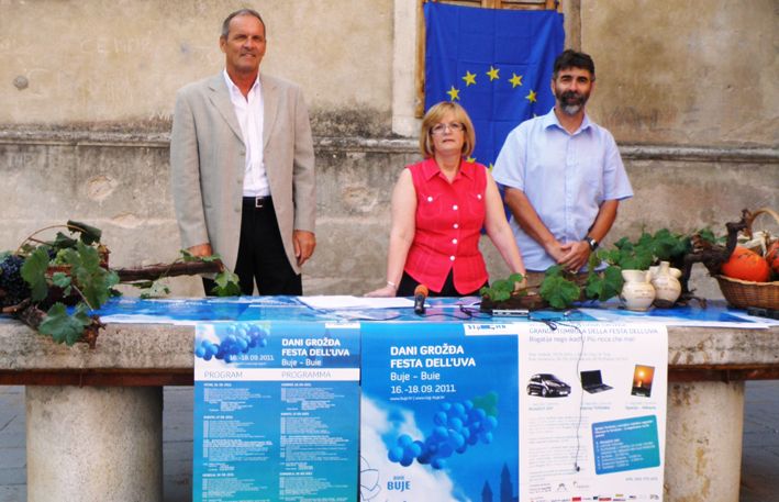 Edi Andreašić, Lorella Limoncin Toth i Valter Bassanese.