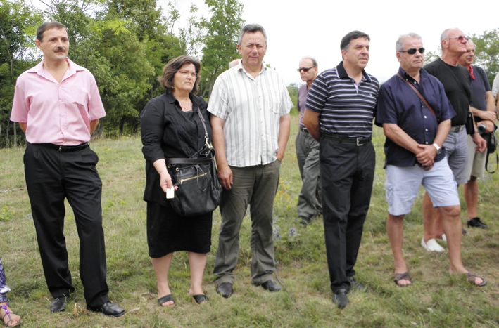 Dr. Nevio Šetić sa suprugom na otvorenju Mediteranskog kiparskog simpozija.